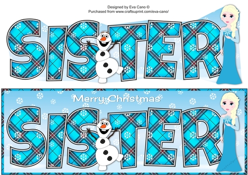 Christmas Snow Princess SISTER large dl 2
