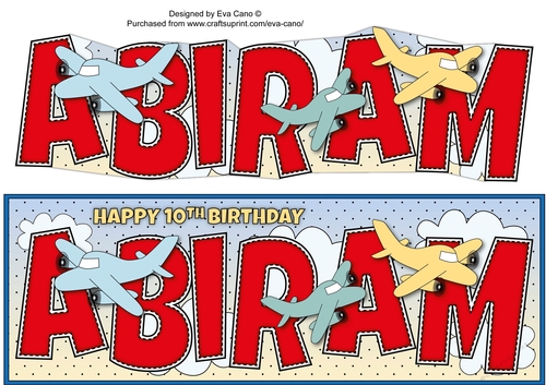 Planes ABIRAM 10th large dl