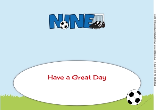 Football Boots & Football NINE large dl insert