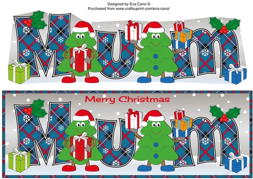 Crazy Christmas Trees with presents MUM large dl 2