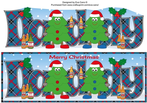 Crazy Christmas Trees celebrating Christmas with beer DADDY large dl 3