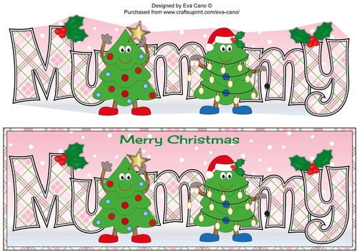 Crazy Christmas Trees decorating themselves MUMMY large dl 2