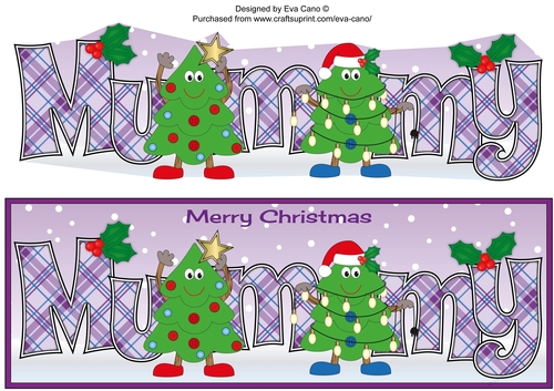 Crazy Christmas Trees decorating themselves MUMMY large dl 4