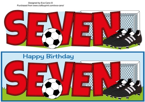 Football Boots & Football in red SEVEN large dl