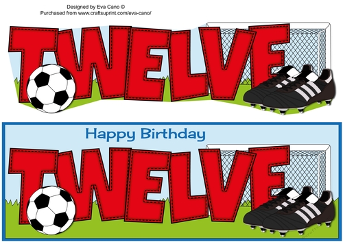 Football Boots & Football in red TWELVE large dl
