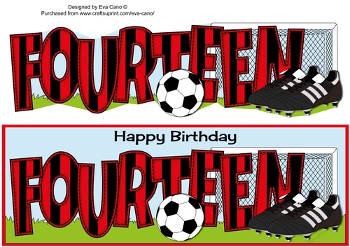 Football Boots & Football with red & black stripes FOURTEEN large dl