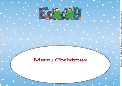 Crazy Christmas Trees celebrating Christmas with beer EDDY large dl insert