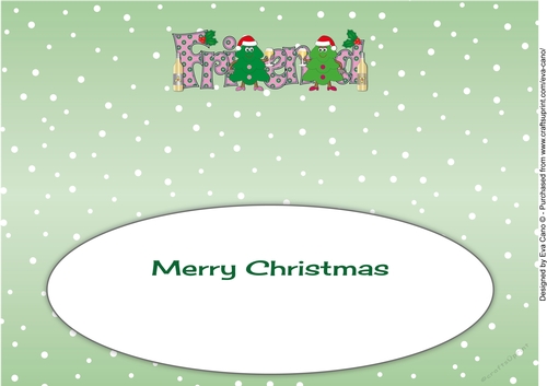 Crazy Christmas Trees Girls celebrating Christmas with wine FRIEND large dl 4 insert