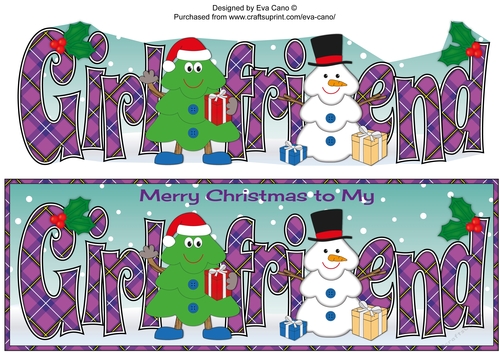 Crazy Christmas Tree built a snowman GIRLFRIEND large dl 2
