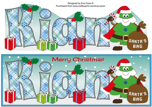 Crazy Christmas Tree Santa KIAN large dl