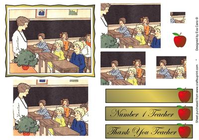 Vintage Thank You Teacher 2
