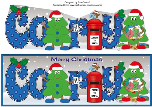 Crazy Christmas Trees with letters to Santa CORY large dl