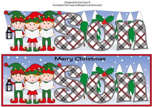 Elves Carol singers SON large dl