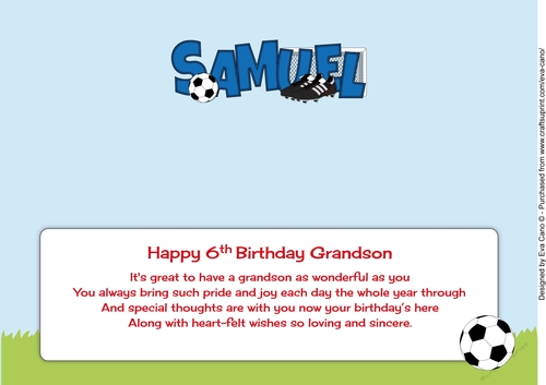 Football Boots & Football SAMUEL 11th large dl insert