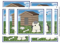 Old English Sheep (dulux) Dog Spiral Edge Stacker
