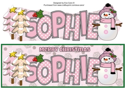 Cute Snowman SOPHIE large dl