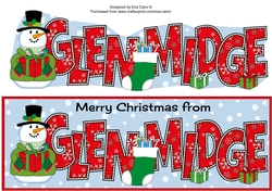 Merry Christmas from GLENMIDGE large dl