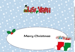 Merry Christmas from LISI VRAH large dl insert