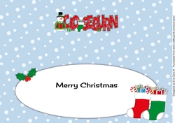 Merry Christmas from CLOSEBURN large dl insert