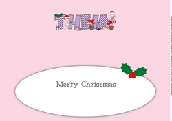 Christmas Fairies THEIA large dl insert