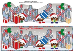 Crazy Christmas Puddings with presents CHRISTA & ANT large dl
