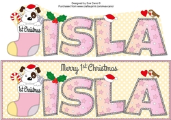 Patch 1st Xmas ISLA large dl 2