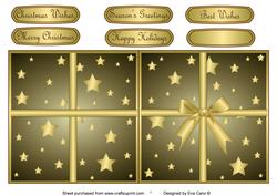 Christmas Present Shaped Card