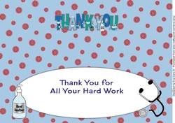 Healthcare Professionals against the virus THANK YOU large dl insert