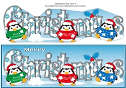 Christmas Fat Penguins CHRISTMAS large dl 2