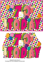 Balloons & Drinks 70 TODAY a5