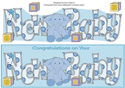Cute Elephant NEW BABY large dl 2
