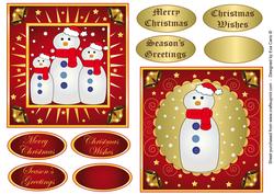 Snowmen Toppers
