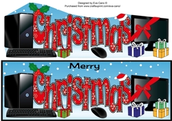Christmas Desktop Computer CHRISTMAS large dl