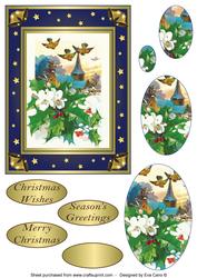 Christmas Postcard Pyramid