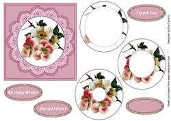 Flowers and Lace Topper