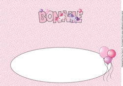 Unicorns and Balloons BONNIE large dl insert 2