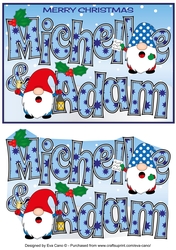 Carol singing Christmas Gnomes Michelle & Adam A5