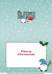 Christmas Gnome with letter to Santa RILEY A5 insert