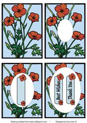 Poppies Inverted Pyramid