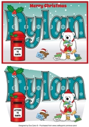 Monty Polar Bear lots of letters to Santa DYLAN a5