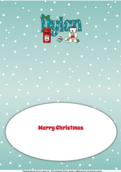 Monty Polar Bear lots of letters to Santa DYLAN a5 insert
