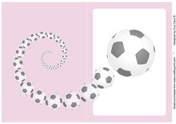 Football Fan Insert Pink