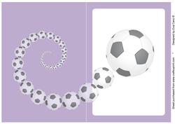 Football Fan Insert Purple