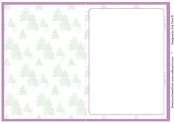 Christmas Insert in Purple