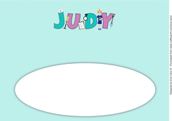Cute Nurse JUDY large dl blank insert