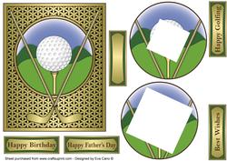 Happy Golfing Inverted Pyramid