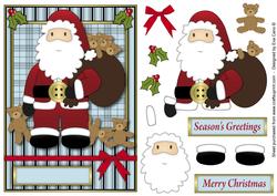 Santa is Here – Decoupage