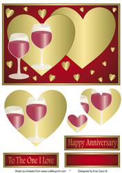 Hearts and Wine Pyramid