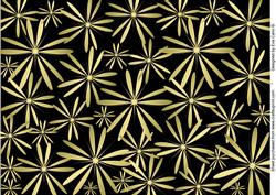 Funky Flowers Paper (black)