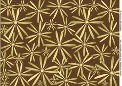 Funky Flowers Paper (brown)
